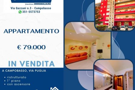 Appartamento ristrutturato via Puglia Campobasso